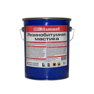 Мастика резинобитумная Bitumast 4.5кг/5л