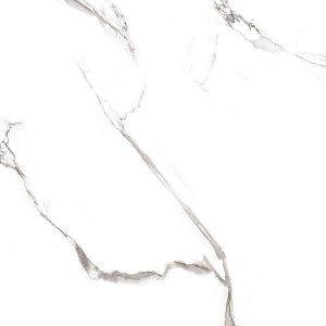 Керамогранит 400х400х9 мм Classic Marble белый глянцевый/Грасаро (9шт=1,44 кв.м)