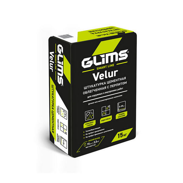 Штукатурка GLIMS VeLuR 15 кг