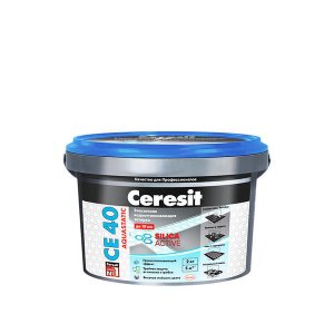 Затирка Ceresit СЕ 40 aquastatic №55 светло-коричневый 2 кг