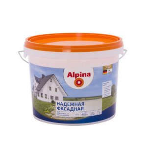 Краска в/д фасадная Alpina надежная 2.5 л